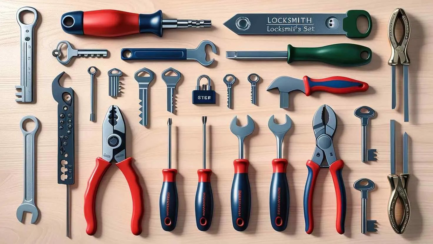 Herramientas profesionales de cerrajería para cambio e instalación de cerraduras certificadas en Barranquilla